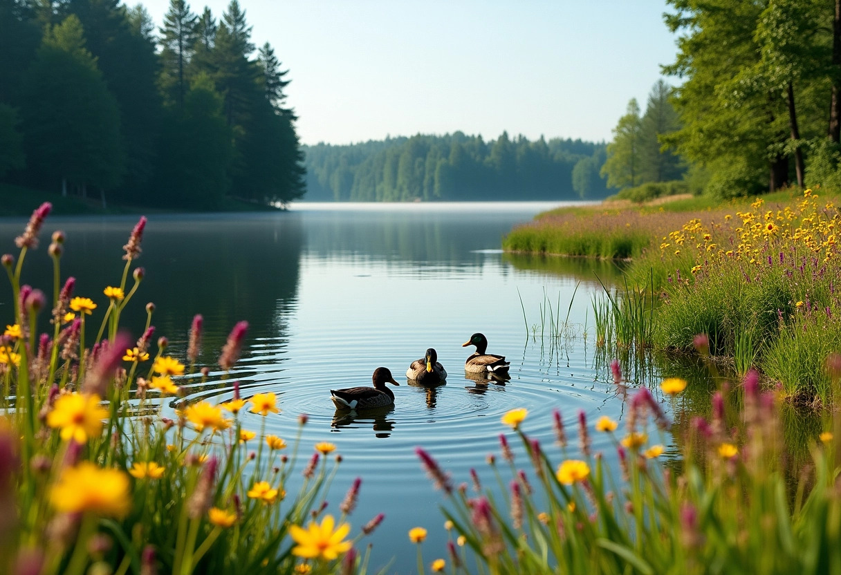 faune lac