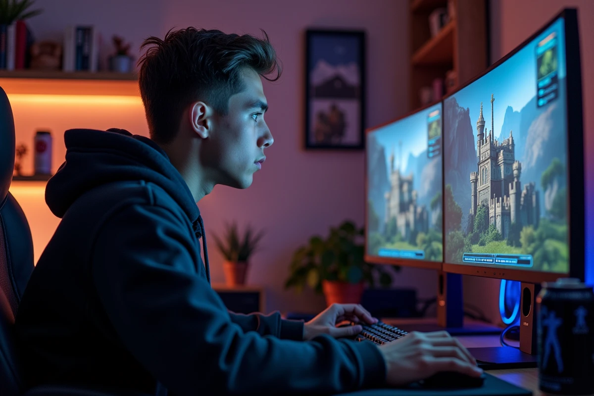 Joueur utilisant un code triche sur Age of Empires 4 en mode multijoueur sur PC