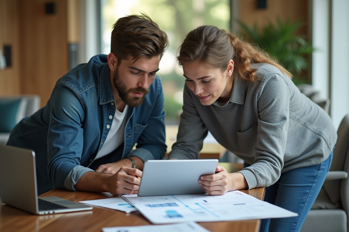 Jeune adulte et conseiller en orientation