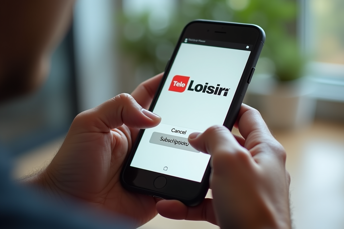 Mains tenant un smartphone avec bouton d